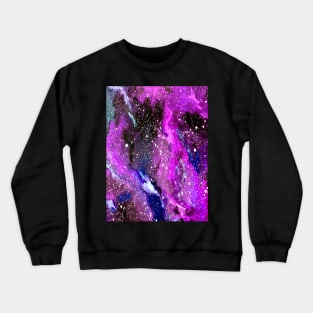 Galaxy pinked Crewneck Sweatshirt